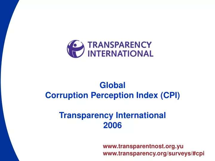 global corruption perception index