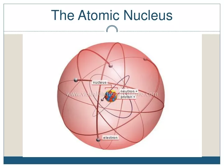 the atomic nucleus