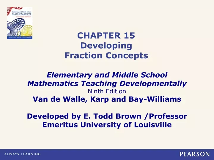 chapter 15 developing fraction concepts