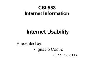 CSI-553  Internet Information