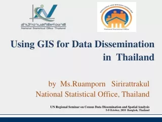 Using GIS for Data Dissemination in  Thailand