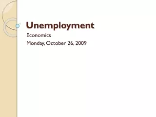 Unemployment