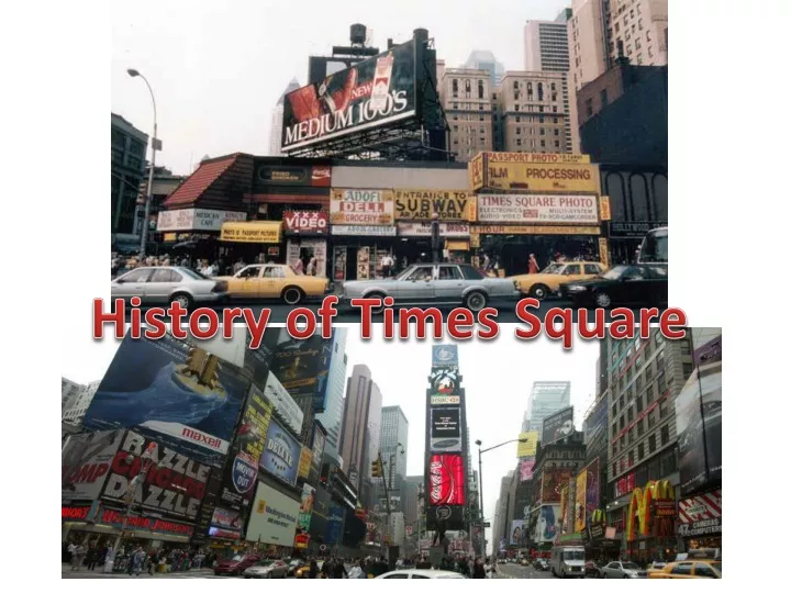 history of times square
