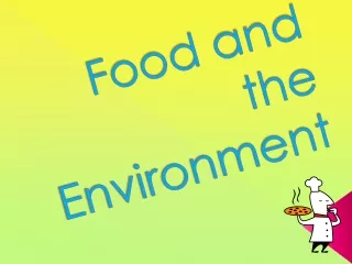 Food and the Environment