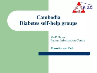 Cambodia Diabetes self-help groups