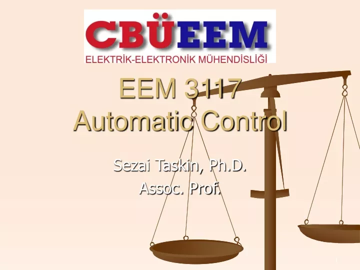 eem 3117 automatic control