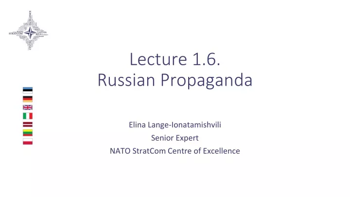 lecture 1 6 russian propaganda