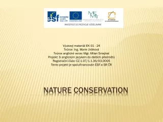 Nature conservation