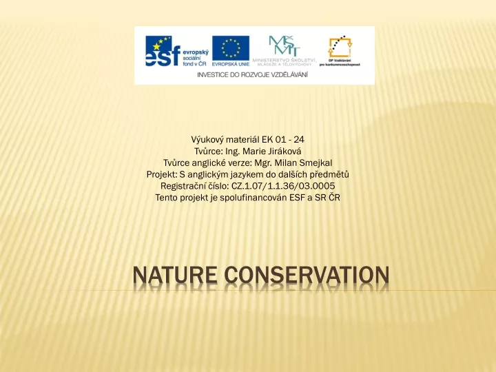 nature conservation