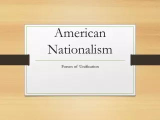 American Nationalism