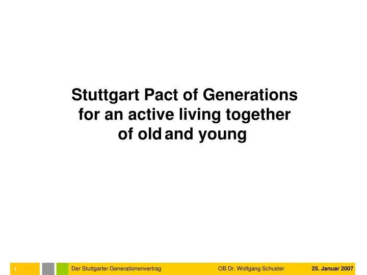 stuttgart pact of generations for an active