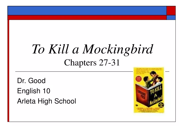 to kill a mockingbird chapters 27 31