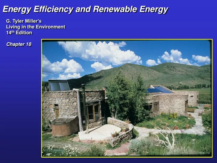 energy efficiency and renewable energy