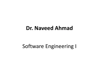 Software Engineering I