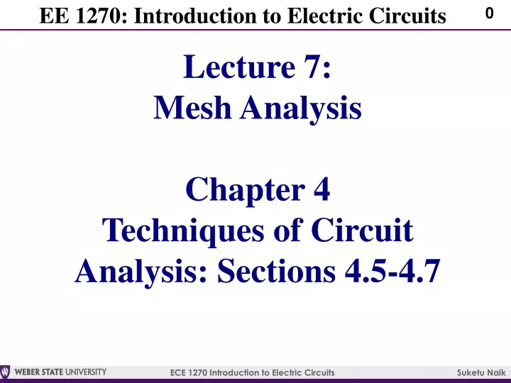 ee 1270 introduction to electric circuits