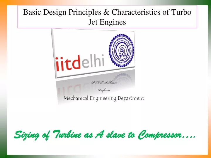 basic design principles characteristics of turbo jet engines