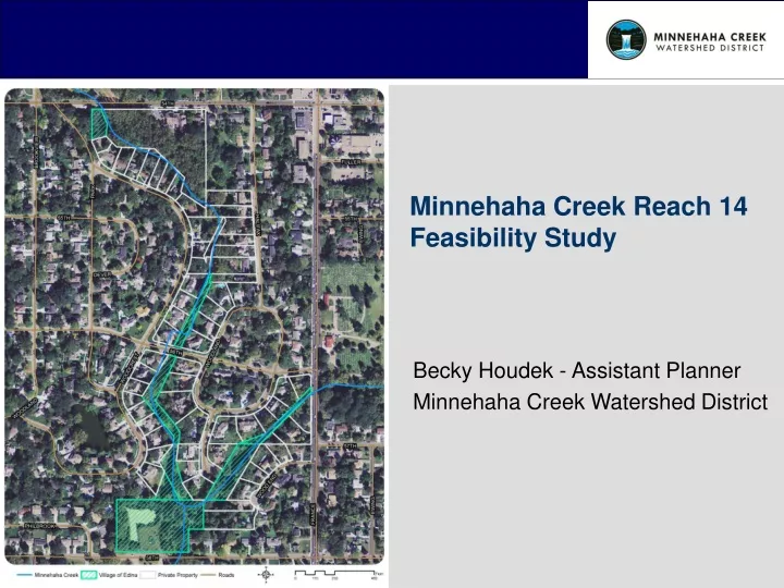 minnehaha creek reach 14 feasibility study