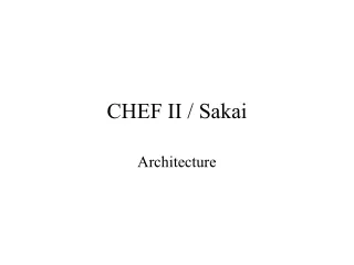 CHEF II / Sakai