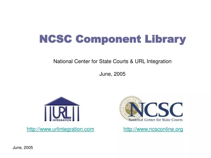 ncsc component library national center for state