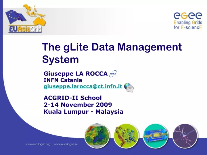 the glite data management system