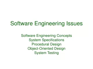 Software Engineering