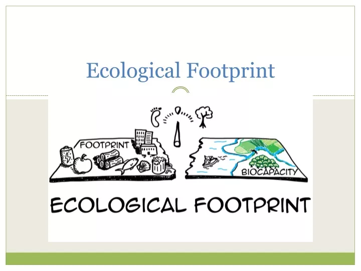 ecological footprint
