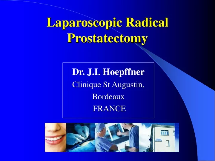 laparoscopic radical prostatectomy