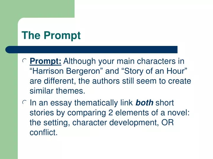 the prompt
