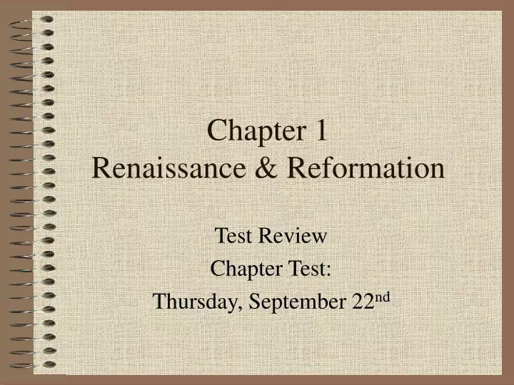 chapter 1 renaissance reformation