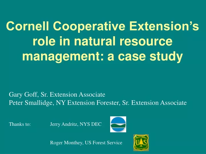cornell cooperative extension s role in natural