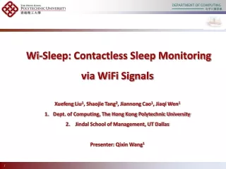 Wi-Sleep: Contactless Sleep Monitoring  via WiFi Signals