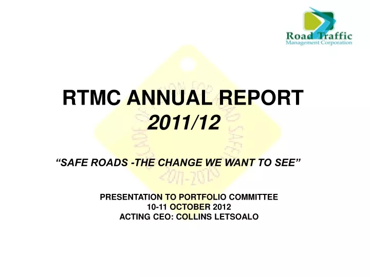 rtmc annual report 2011 12