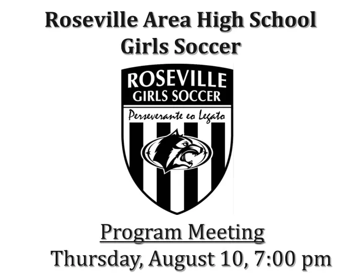 roseville area high school girls soccer