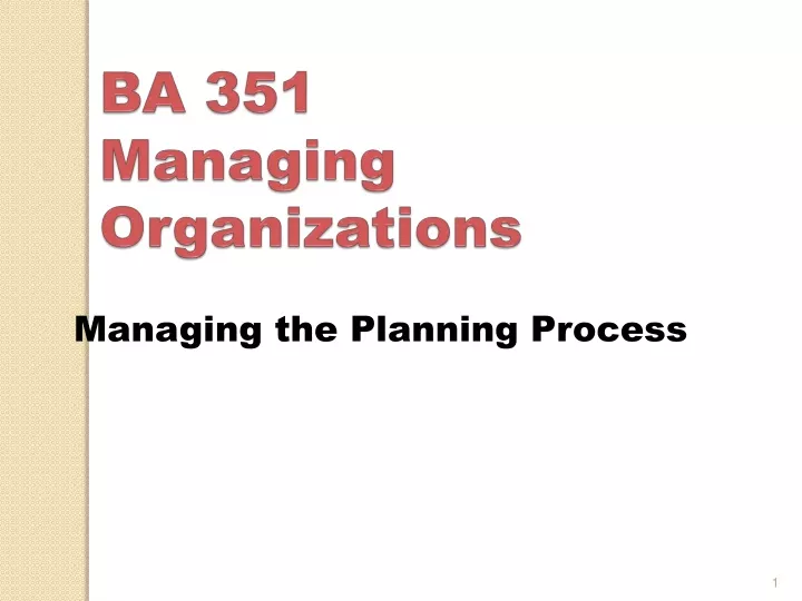 ba 351 managing organizations