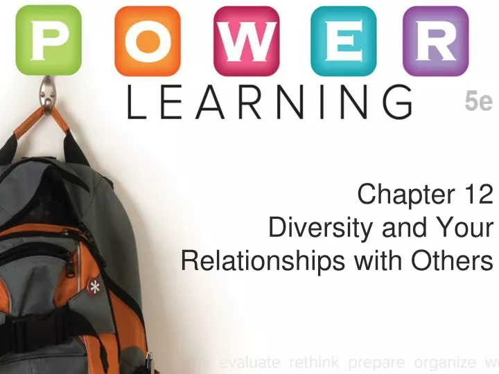 chapter 12 diversity and your relationships with others
