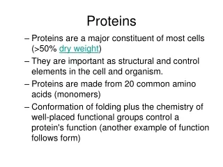 Proteins