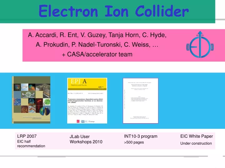 electron ion collider