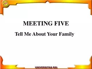 MEETING  FIVE