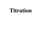 Titration - slide 1