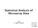 Statistical Analysis of  Microarray Data - slide 1