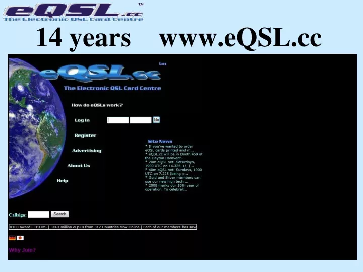 14 years www eqsl cc