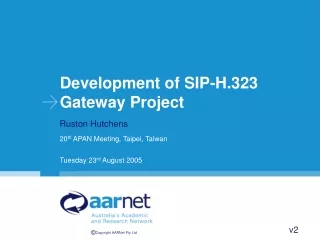 Development of SIP-H.323 Gateway Project