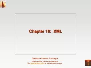 Chapter 10:  XML