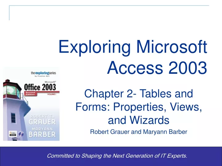 exploring microsoft access 2003