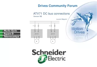 ATV71 DC bus connections Version  V2