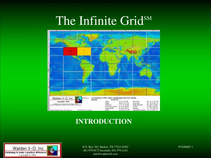 the infinite grid sm