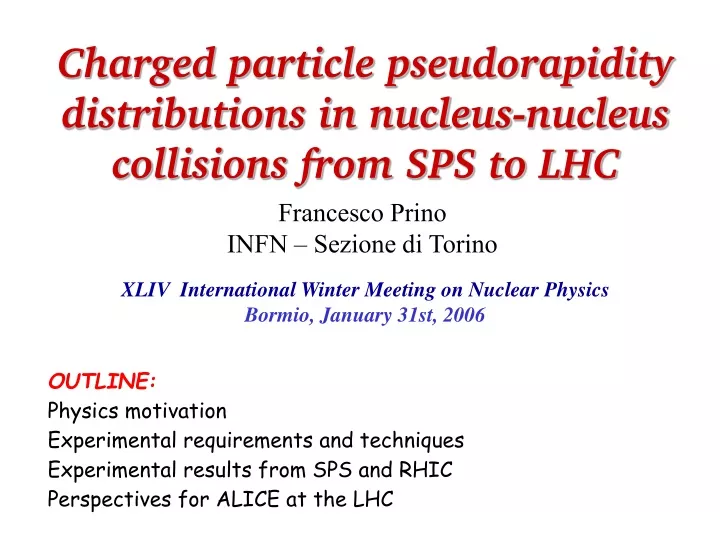 charged particle pseudorapidity distributions in nucleus nucleus collisions from sps to lhc
