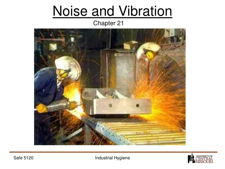 noise and vibration