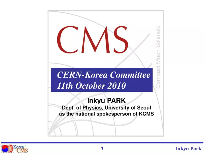 cern korea committee 11th october 2010