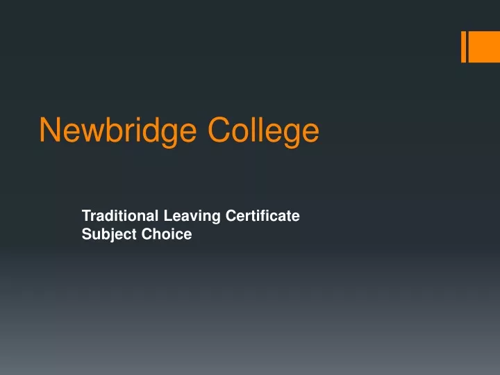 newbridge college